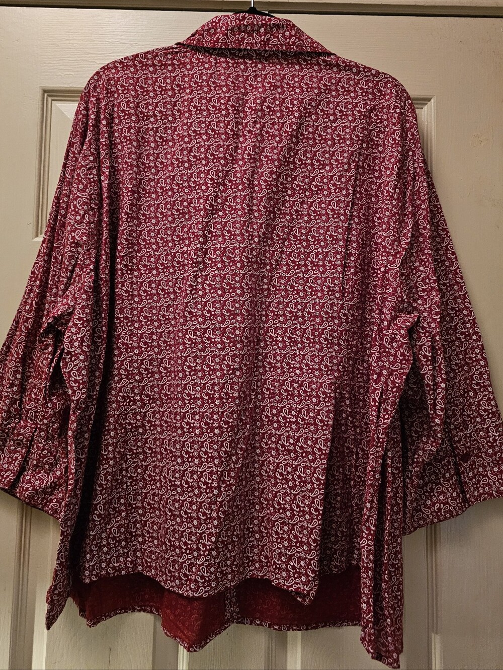 Cato Raspberry Paisley Blouse - Picture 4 of 4
